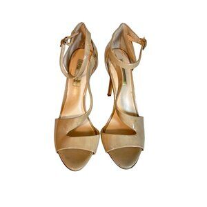 I.N.C Internation Concepts High Heel Sandals Women's‎ 8M Strappy Nude Patent